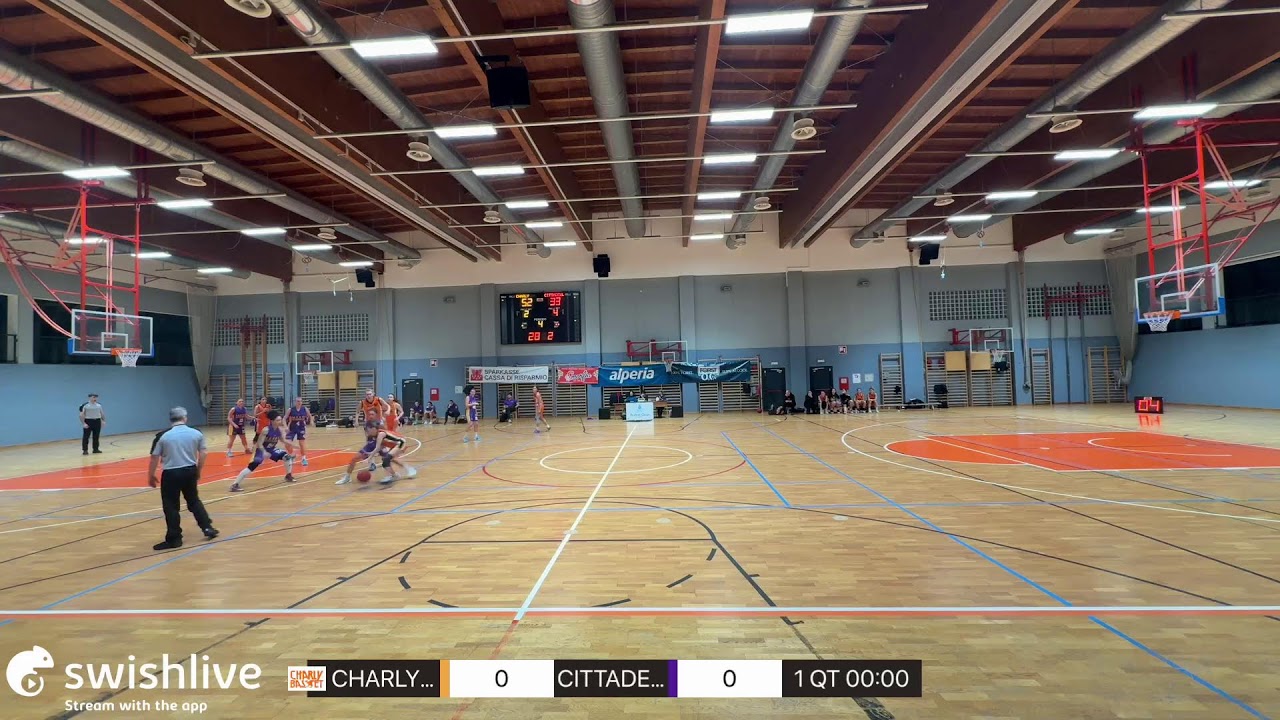 Live alimentato dall'app Swish Live
CHARLY BASKET  VS CITTADELLA