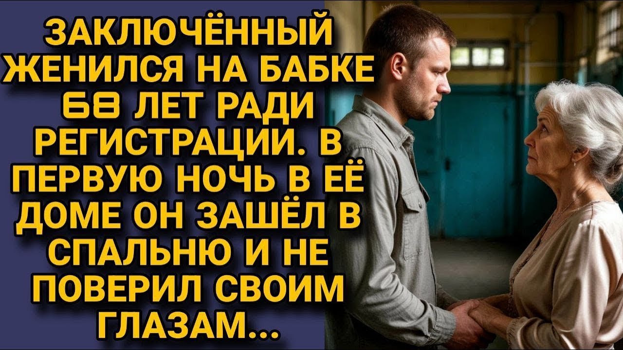 Заключённый женился на бабке 70 лет ради прописки. Зашёл в спальню — и не поверил своим глазам...
