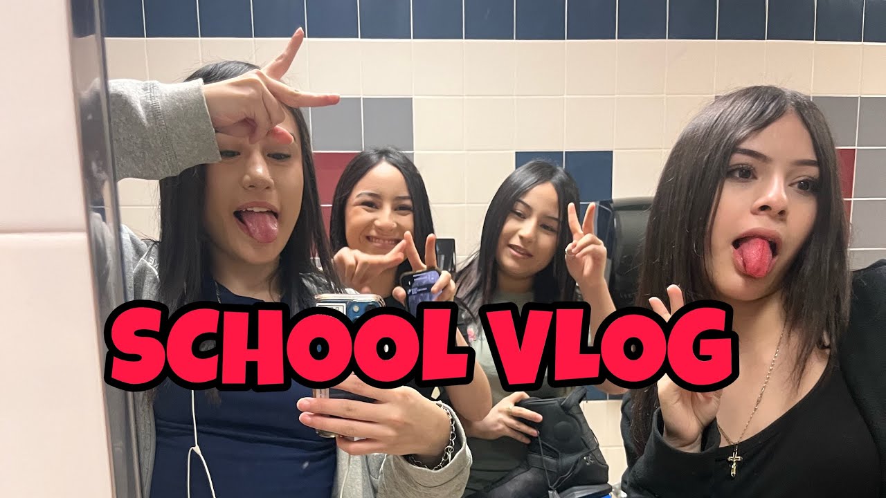 school vlog + grwm