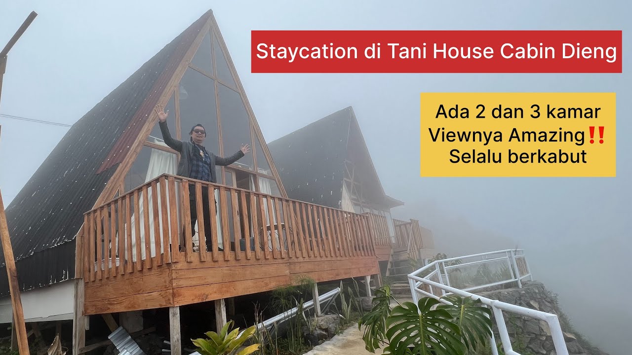 Staycation Tani House Cabin Dieng 1 Jutaan Dapat View Pegunungan Keren ‼️