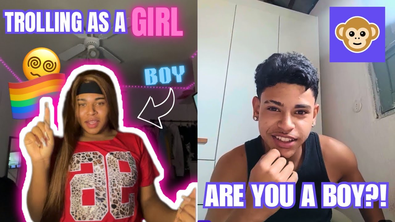 Pretending to Be a Girl on Monkey | GONE WRONG!!