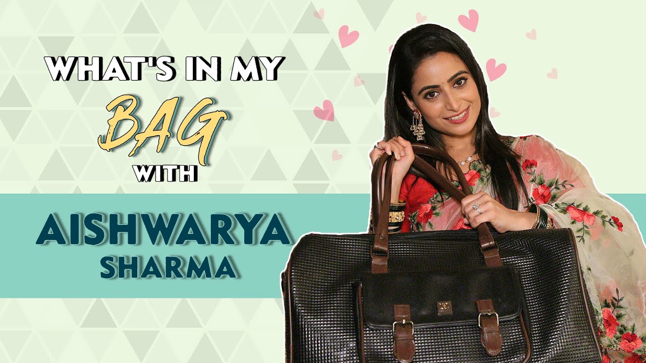 What's In My Bag With Aishwarya Sharma | Pakhi of Ghum Hai Kisikey Pyaar Meiin | Telly Face