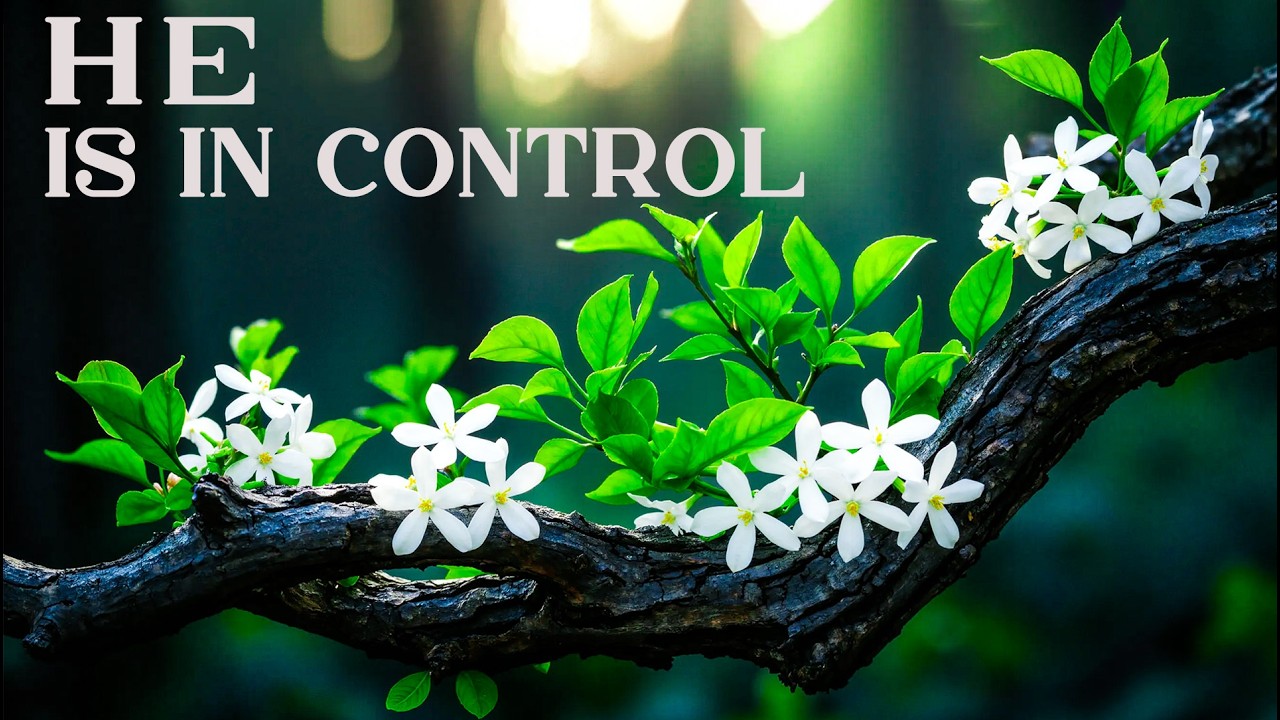 HE IS IN CONTROL | Soothing Piano Worship with Faith-Filled Scriptures & Quiet Spring Beauty