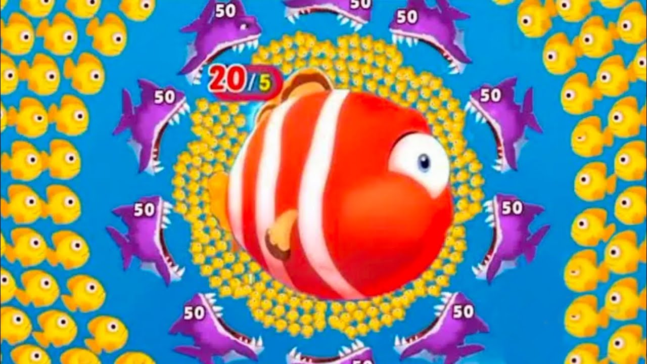 Fishdom Ads mani game Hungry fish 31.8 new update Trailer fishdom Video