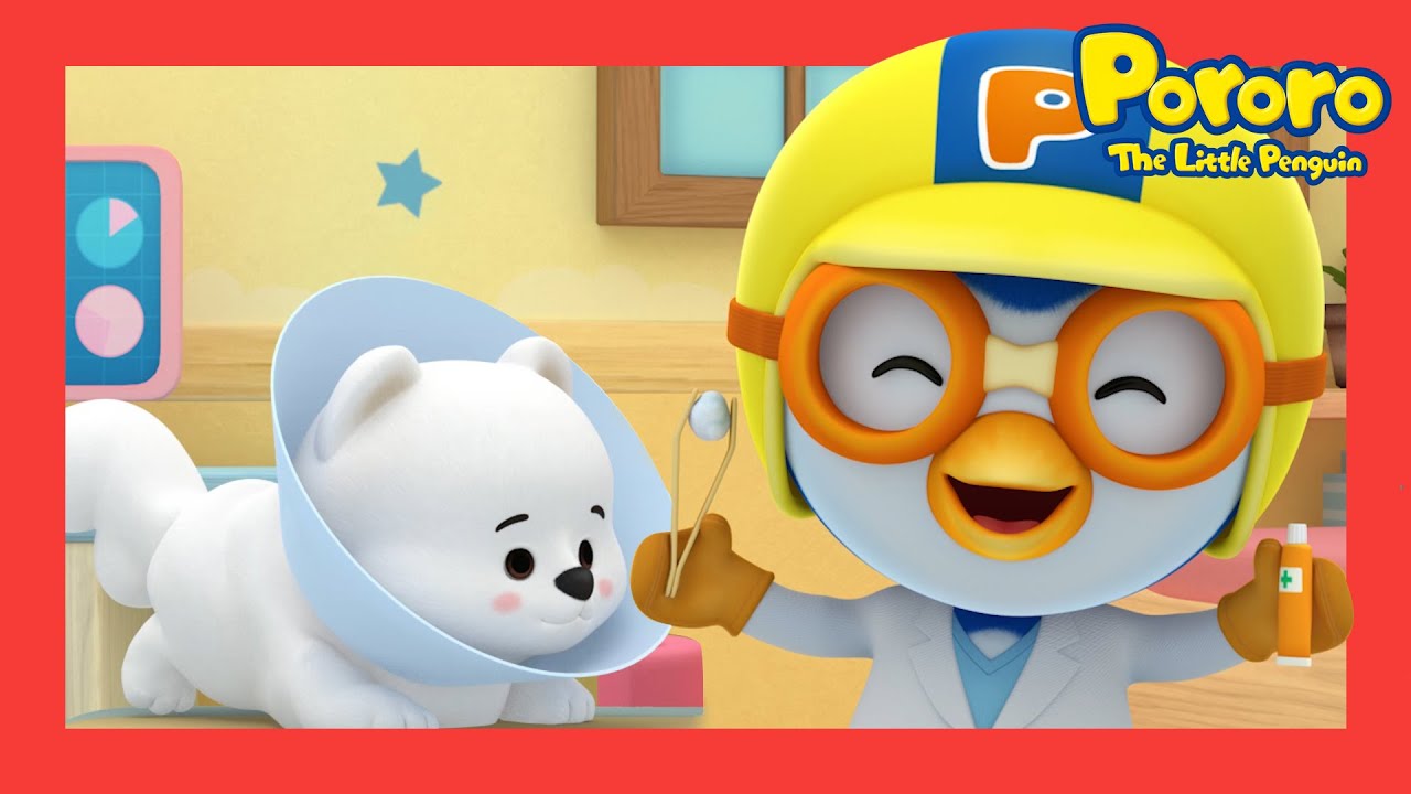 Lagu Pergi Ke Dokter | Anak Anjing! Kakinya Sakit | Lagu Anak anak | Pororo Si Penguin Kecil