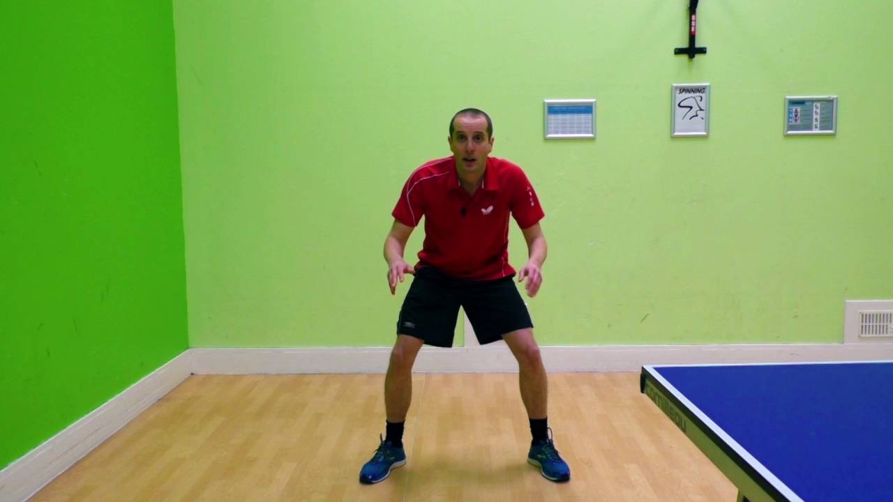 Как стоять во время игры в настольный теннис