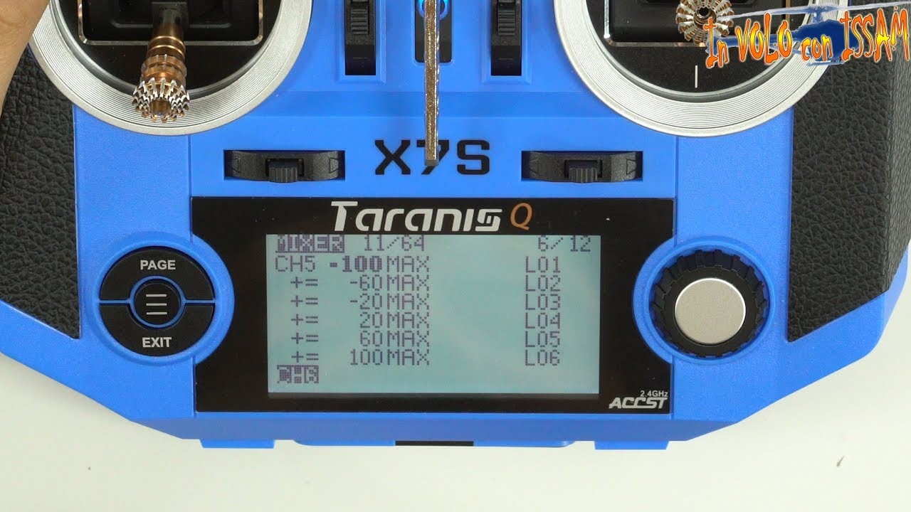 Come Creare uno Switch Virtuale per 6 Modi di Volo usando OpenTX sulla Frsky Taranis