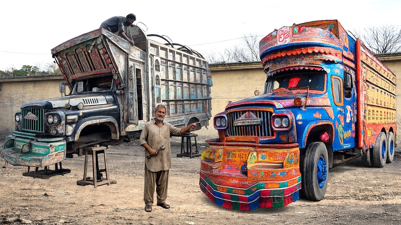 From 1968 Nissan Truck to New Beast  Amazing Hand Built Truck Transformation