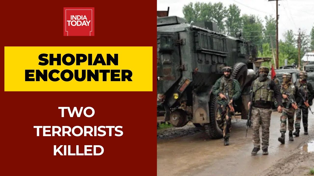 Two Terrorists Gunned Down By Security Forces In Shopian Encounter
