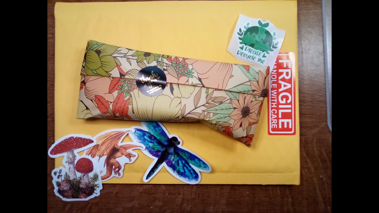 Packing An Order for Scott #ASMR #ASMRsounds #OrderPacking #Dice #Stickers