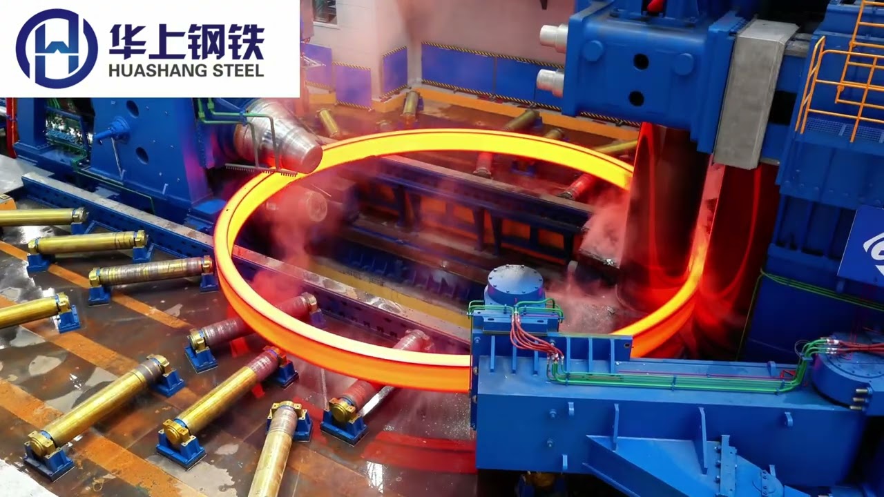 Ultra large diameter intergrally seamless rolled ring#forged ring