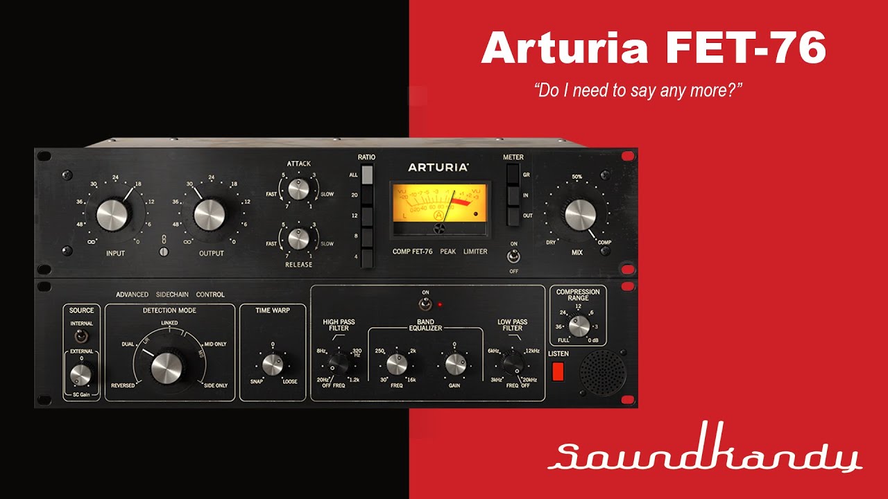 Arturia FET-76 (Компрессоры, которые вы действительно будете использовать)