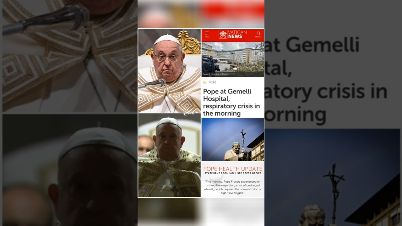 Pope Francis Battles Pneumonia, Remains Hospitalized