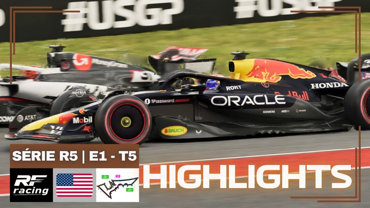 F1 25 - EUA - TEXAS 🇺🇸 | RFR LEAGUE - SÉRIE R5 (ACADEMY) - HIGHLIGHTS | ETAPA 01 | TEMPORADA 5