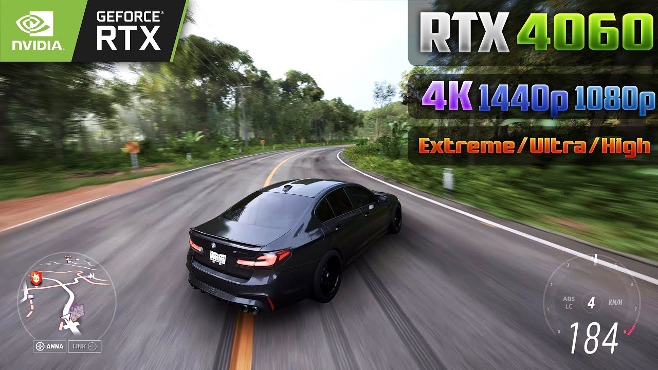 RTX 4060 - Forza Horizon 5 | Extreme/ Ultra  / High - 1080p | 1440p | 4K - DLSS + FG