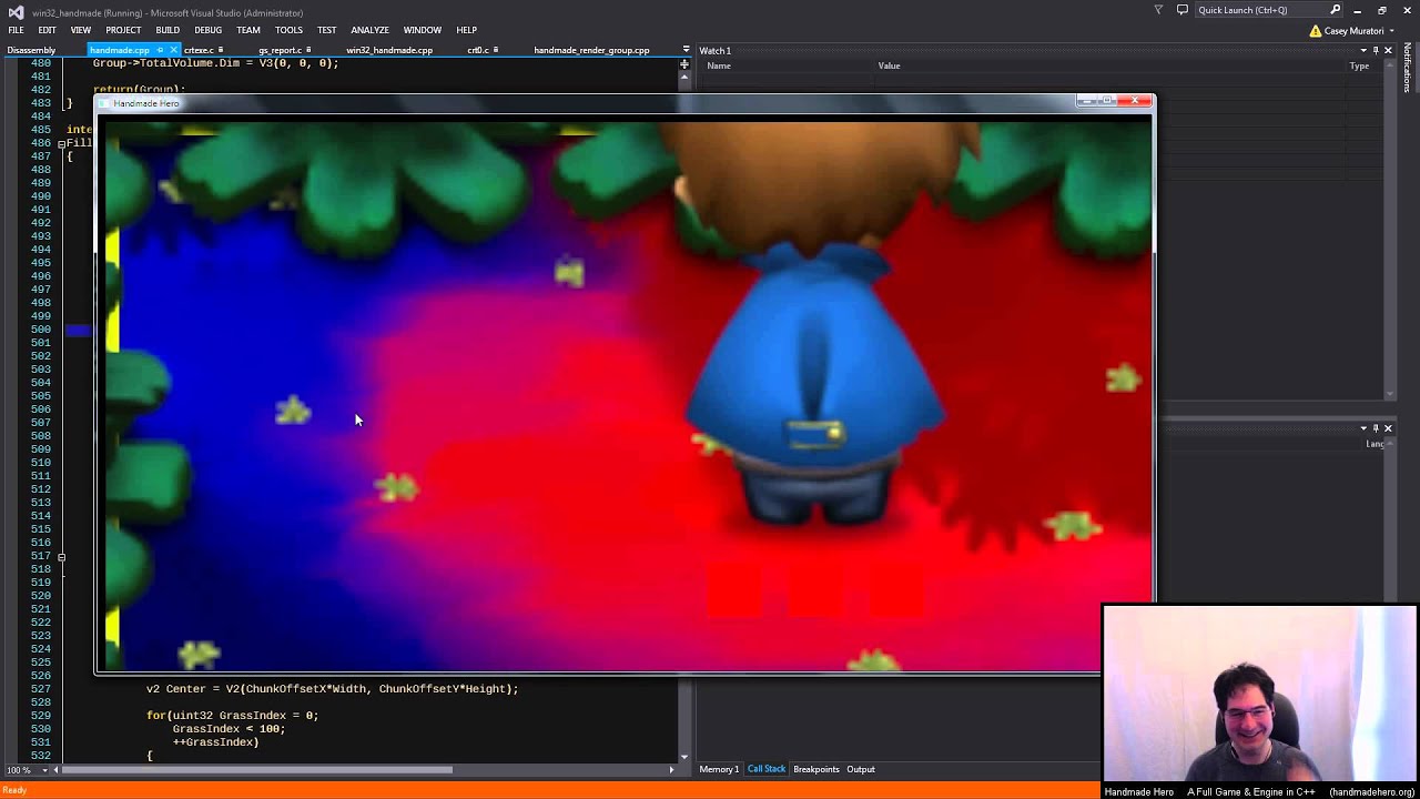 Handmade Hero Day 130 - Seamless Bilinear Tiling