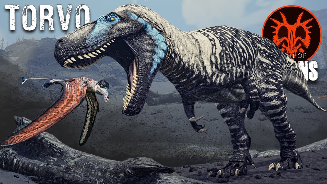 Eine KILLERMASCHINE aus dem späten Jura ☠️🩸 Überleben als TORVOSAURUS! - Path of Titans
