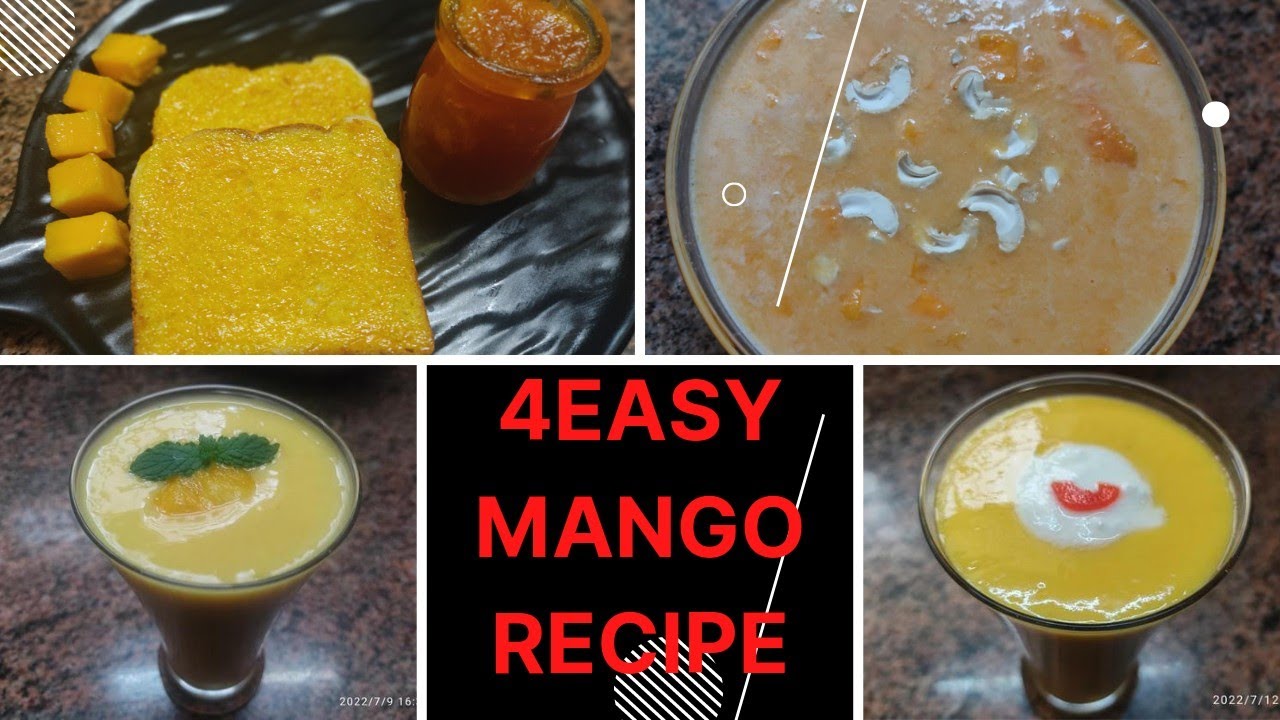 Home made Mango Jam / Mango Milkshake / Mango Lassi / Mango Payasam in Tamil