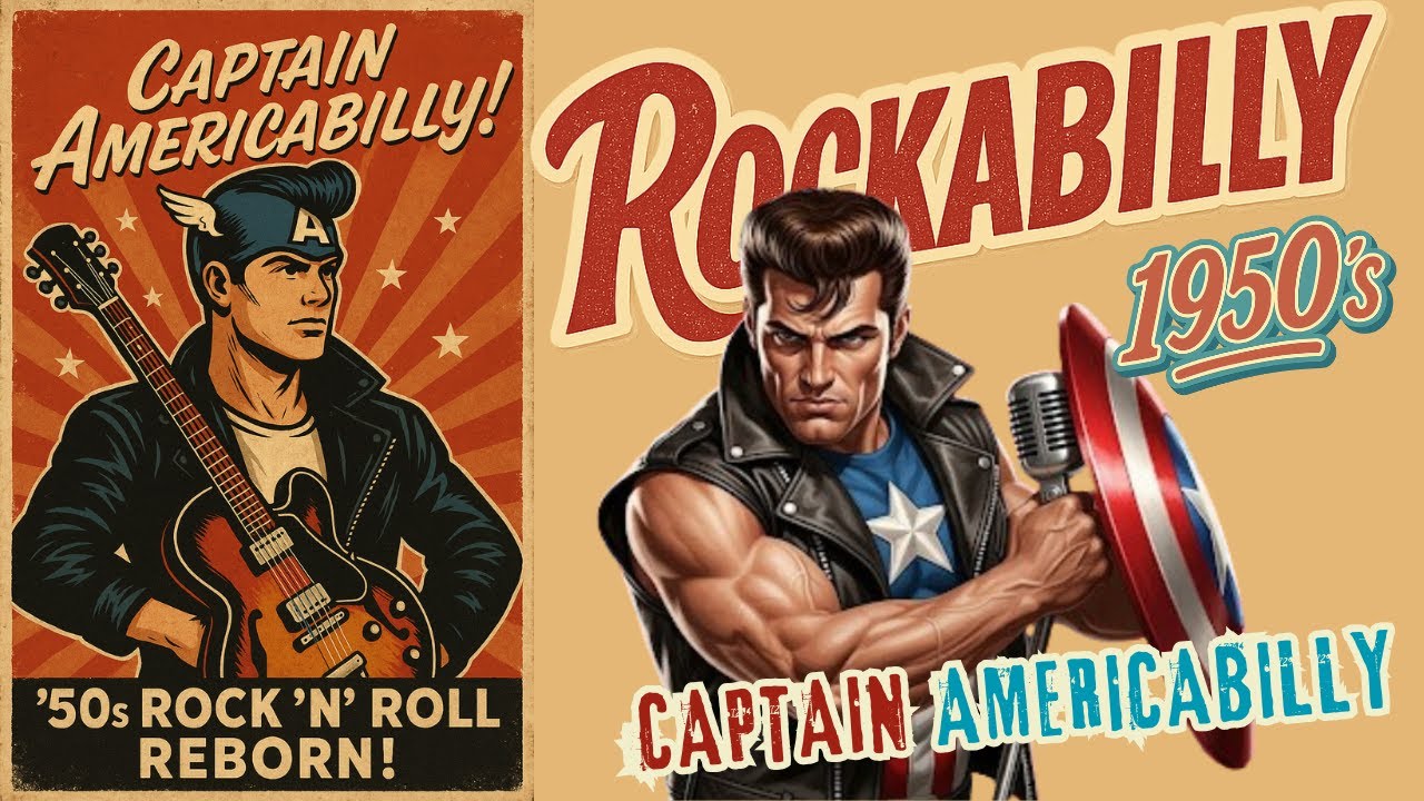 CAPTAIN AMERICABILLY - 🎧 ROCK & ROLL 🎸 1950s &bull; High-Energy &bull; Dance 🎸