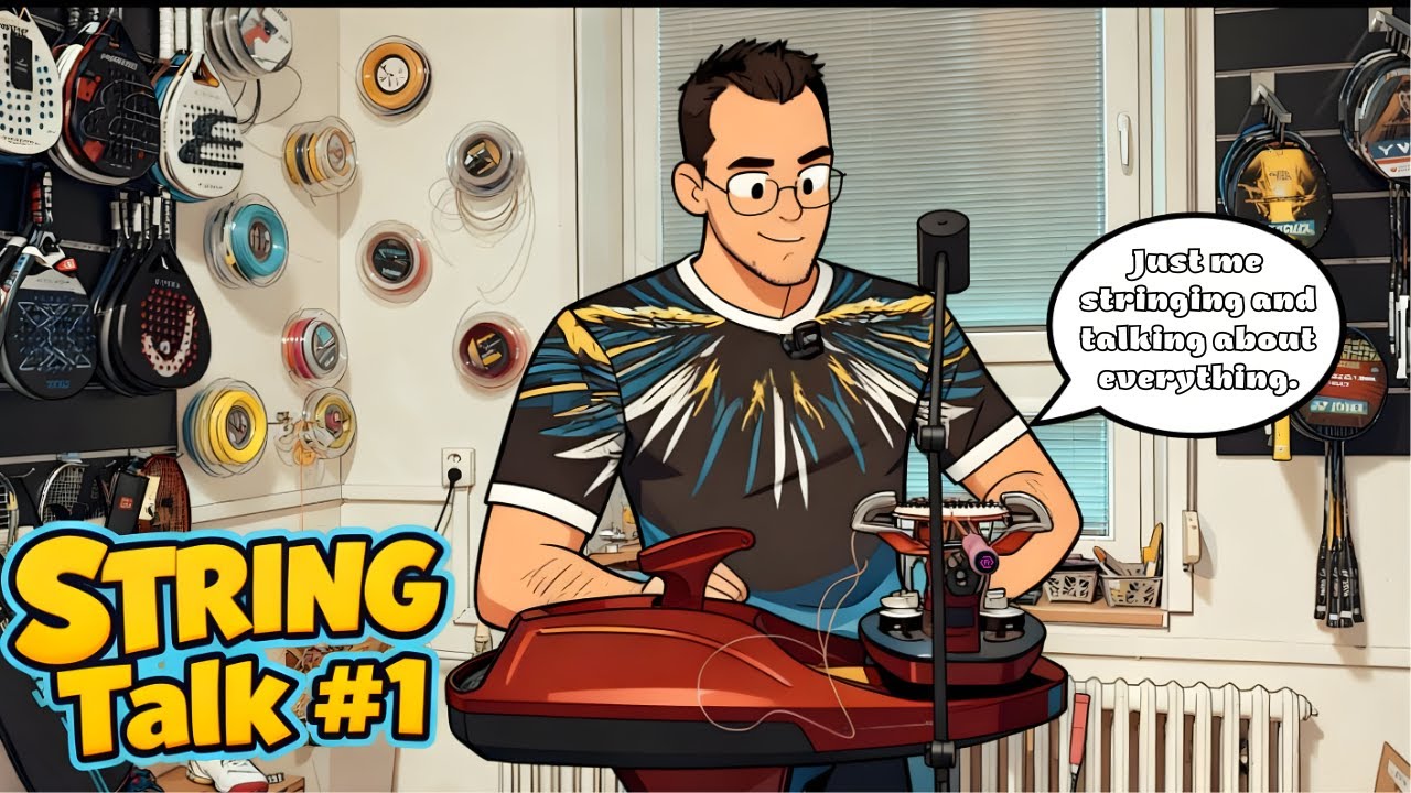 STRING Talk #1 &mdash; 20 минут сырых мыслей о бадминтоне во время натягивания струн
