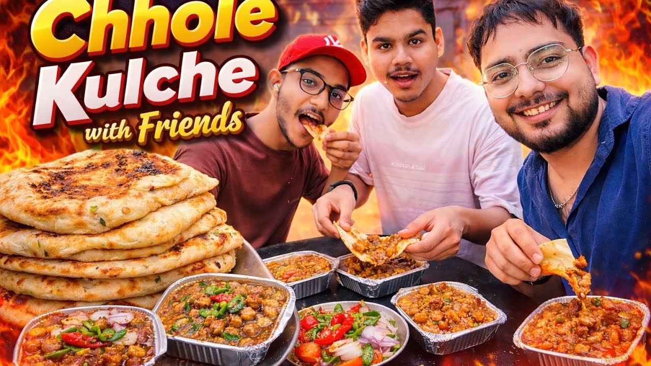 Pitampura Delhi Street Food Vlog 2026 | Friends Ke Saath Famous Chhole Kulche 😍🔥 Budget Food Review