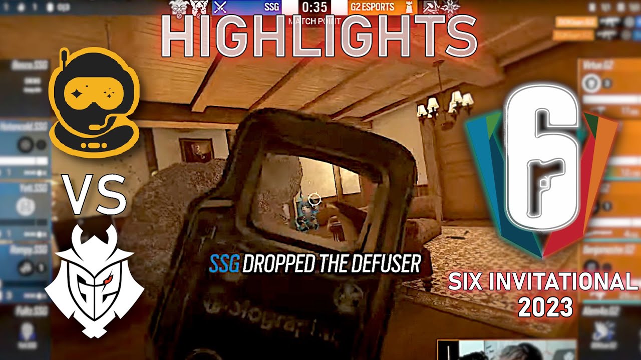 WTF?! G2 vs SSG - HIGHLIGHTS - Group Stage - Six Invitational 2023 - R6 Esport