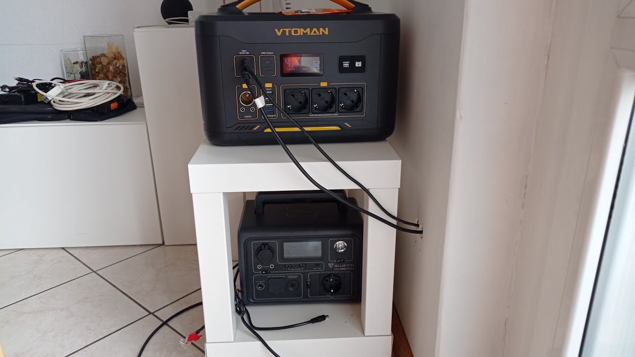 Bluetti EB3A e Vtoman 1500X Confronto regolatori di carica.