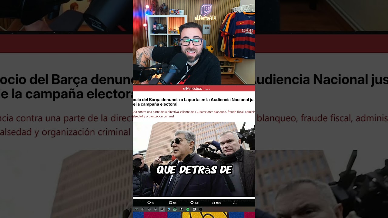 UN SOCIO DENUNCIA A LAPORTA