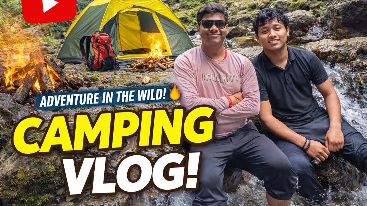 Camping vlog full maja kiya aj 🥶☺️