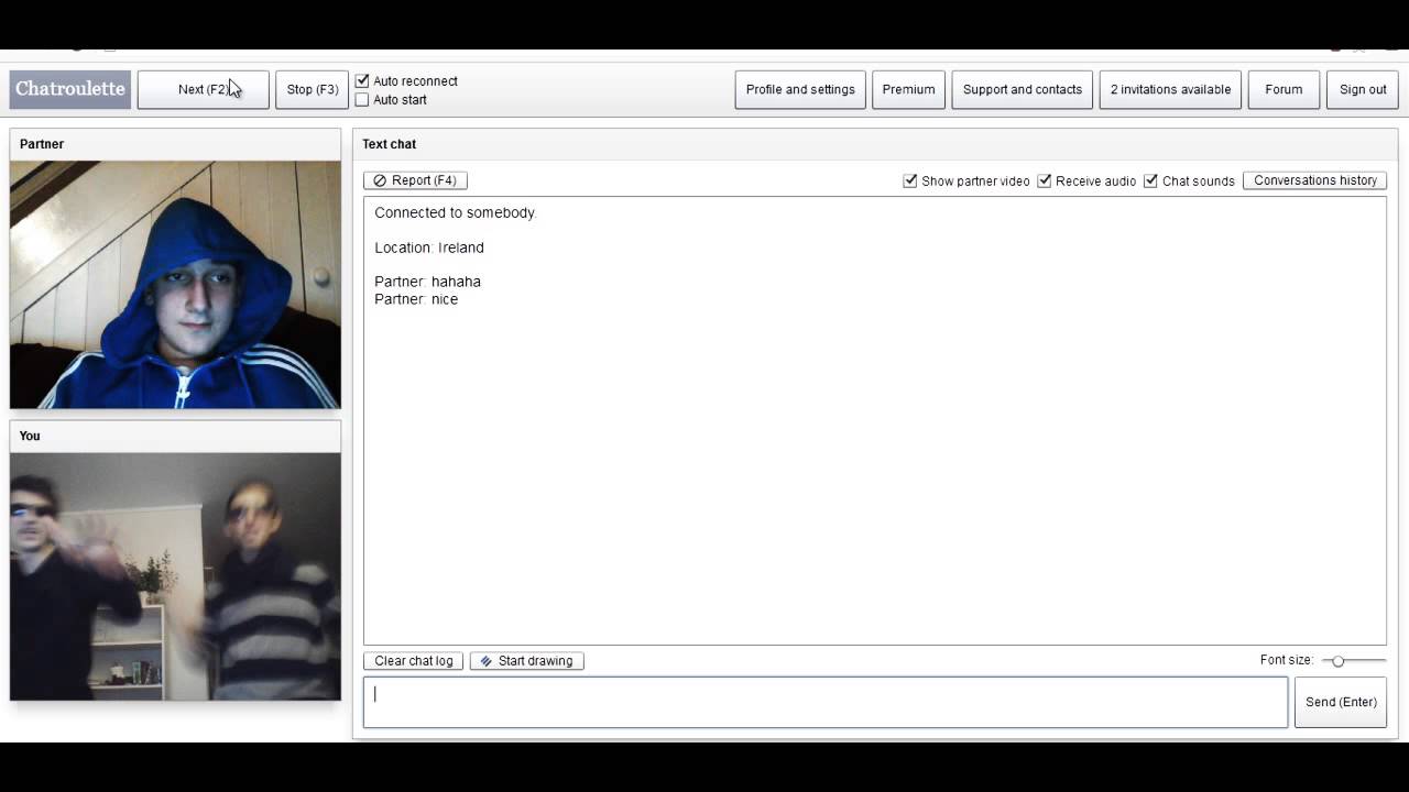 Gangnam style Dance on chatroulette 2012