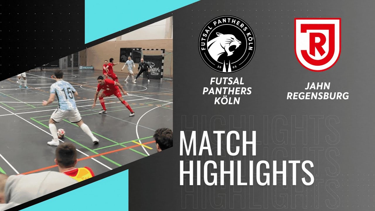 Highlights Futsal Panthers Köln - Jahn Regensburg /Bundesliga 13. Spieltag