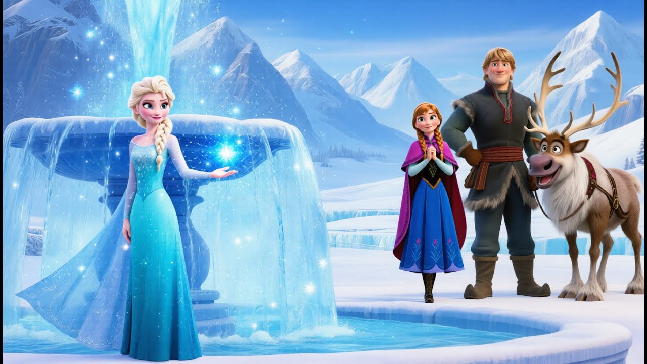 Frozen: The Frozen Magic Fountain ❄️ Enchanted Kids Story 