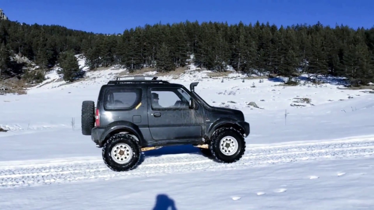 Bolu çampınar, sultanyayla göleti, bakırlı, kanduzla yaylaları kar gezisi. suzuki jimny toyota lj70