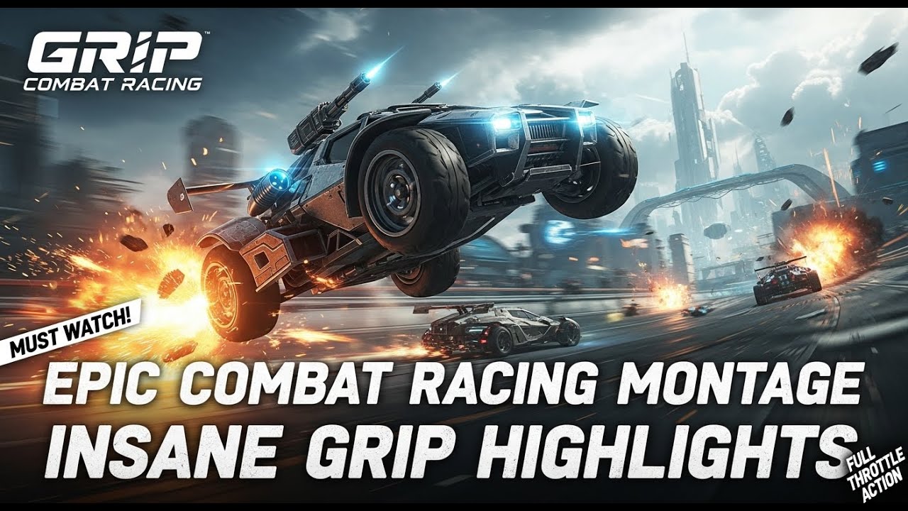 Grip: Combat Racing - Ultimate High-Speed Montage 2025 (PC Gameplay & Highlights)