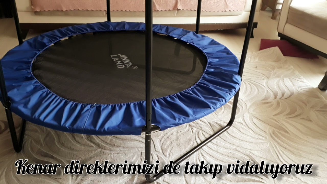 Tranbolin kurulumu. 140 cm Ankaland tranbolin  #tranbolin #eğlenceli #spor #sports