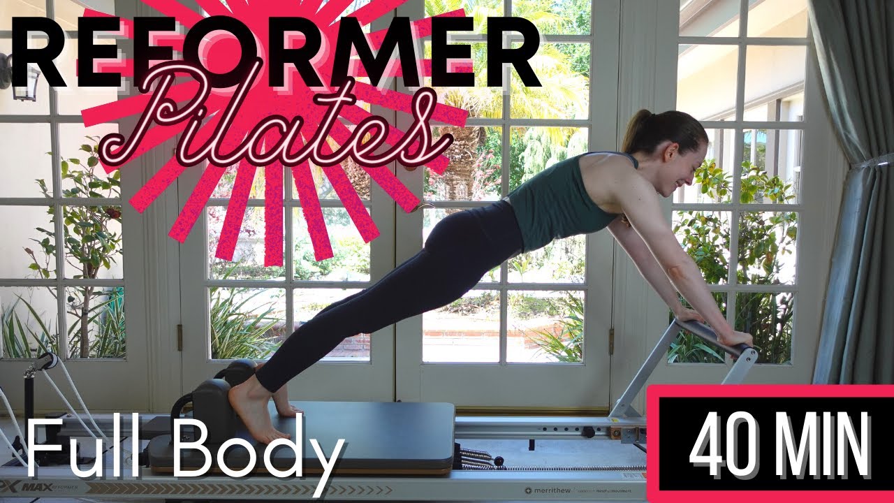 FULL BODY Intermediate Pilates REFORMER Workout | 40 min | No Additional Props Needed!
