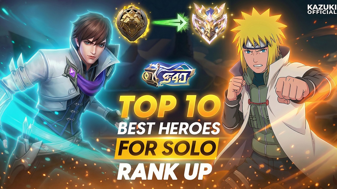 TOP 10 BEST HEROES TO SOLO RANK UP TO MYTHICAL GLORY AFTER PATCH 2.1.62
