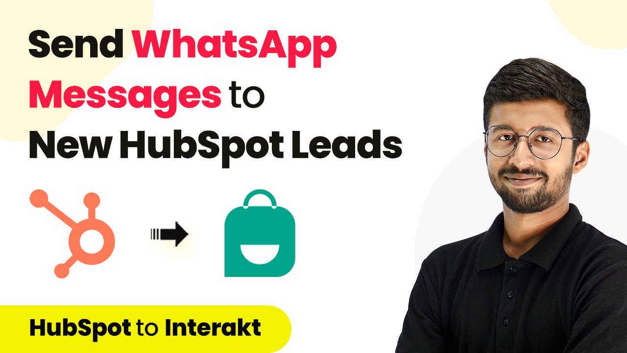 How to Send WhatsApp Notification When a HubSpot Lead is Created - HubSpot WhatsApp Integration
