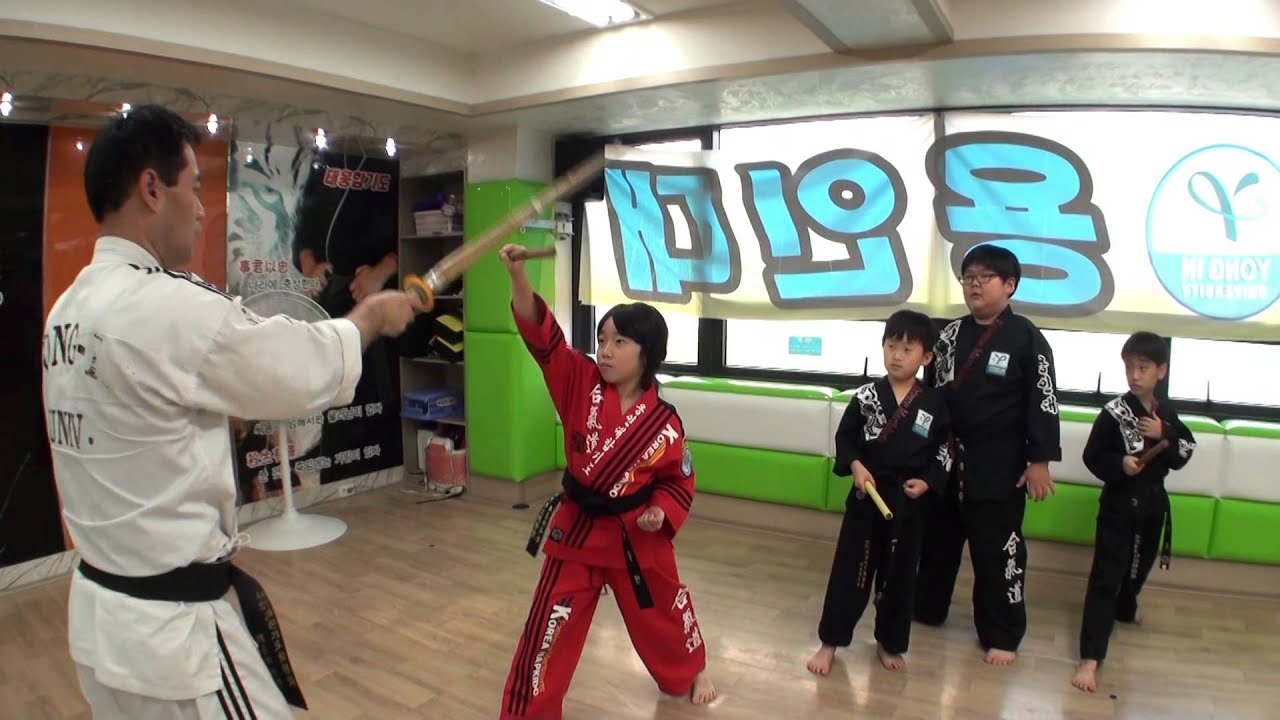 Taewoong Hapkido children training