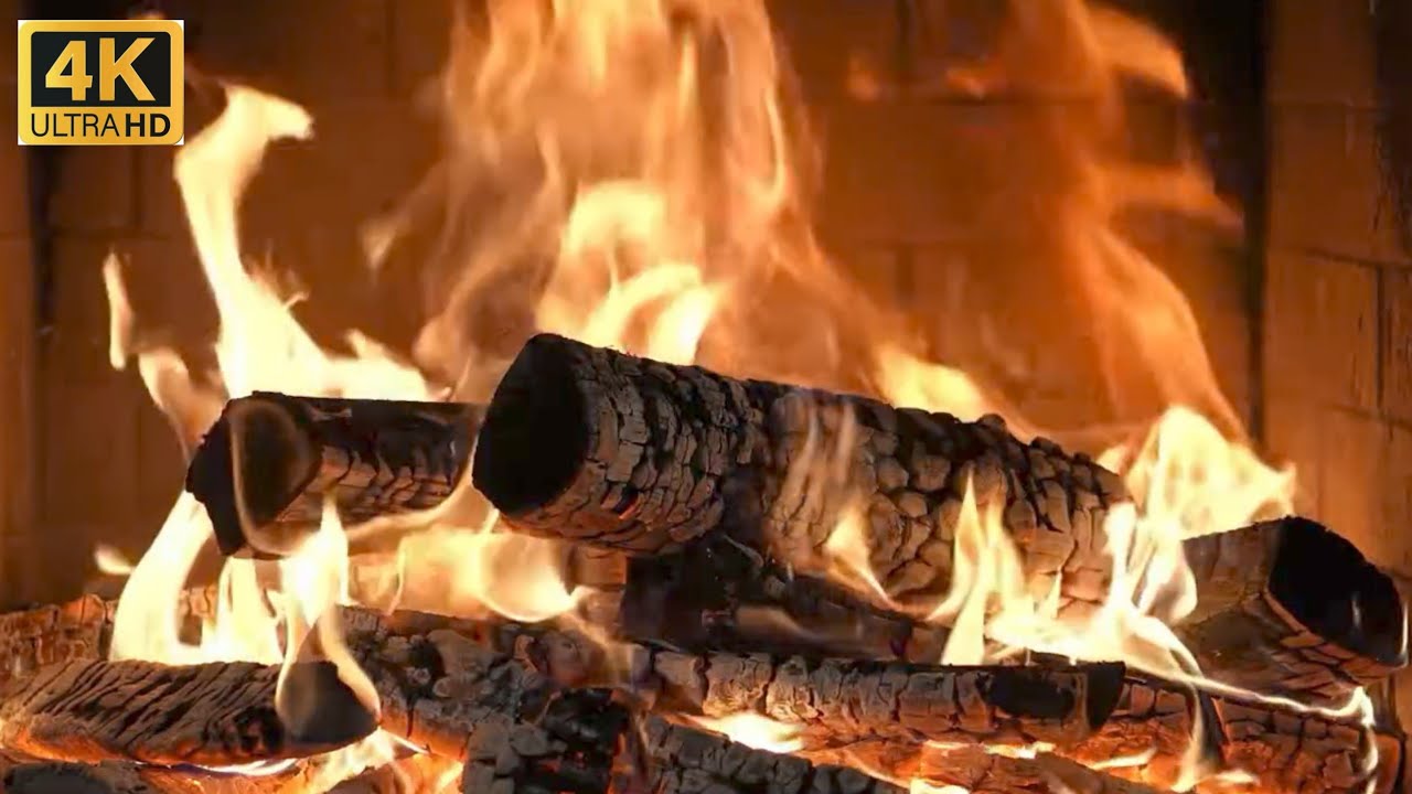 🔥Fireplace Sounds for Sleep | Cozy Cabin Crackling Fire Ambience @Fireplace4K 