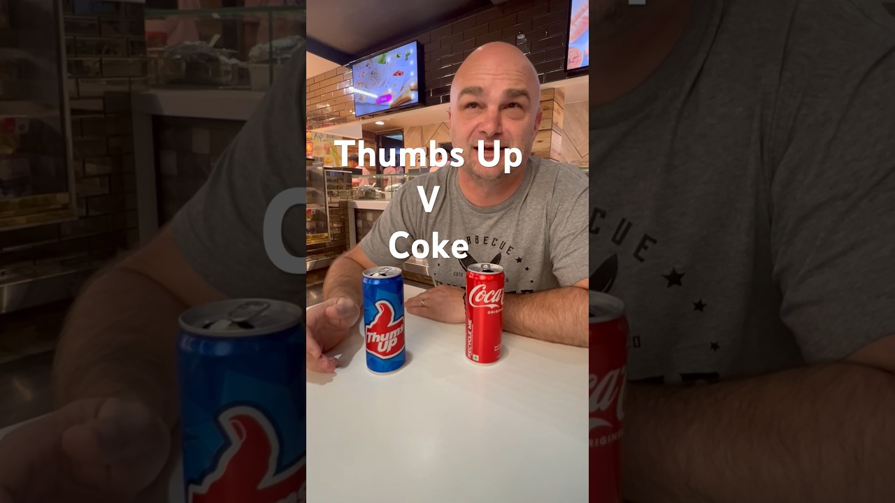 Battle of the Colas. Coke vs Thumbs Up #shorts #coke #thumbsup