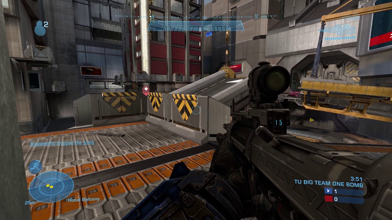 Halo Reach: Big Team One Bomb Assault Gameplay (No Commentary)