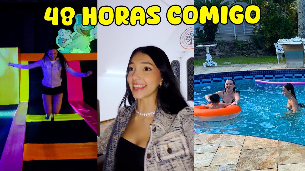 VOLTEI PRA MINHA ESCOLA ANTIGA!! 48 HORAS COMIGO NAS FÉRIAS