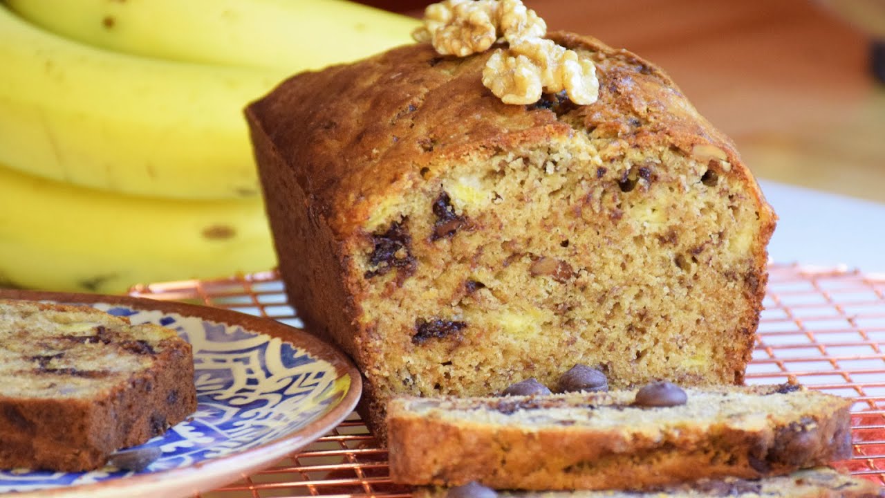 BOLO BANANA BREAD COM NOZES E CHOCOLATE | BOLOS BAFÔNICOS