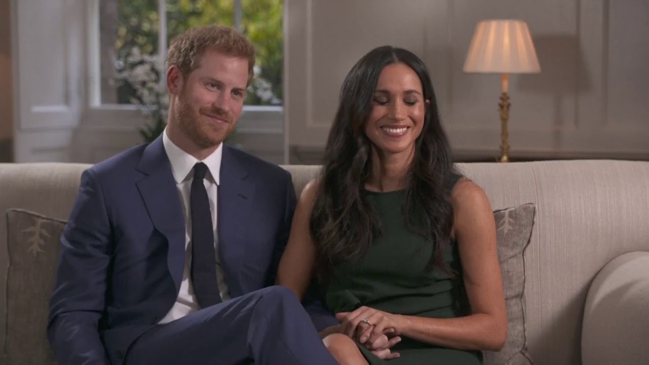 Prince Harry and Meghan Markle's first interview together - tape replay