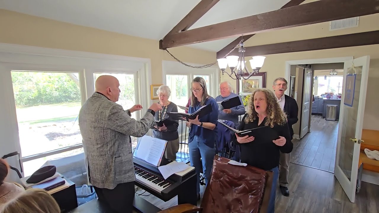 The Chancel Choir sings  --