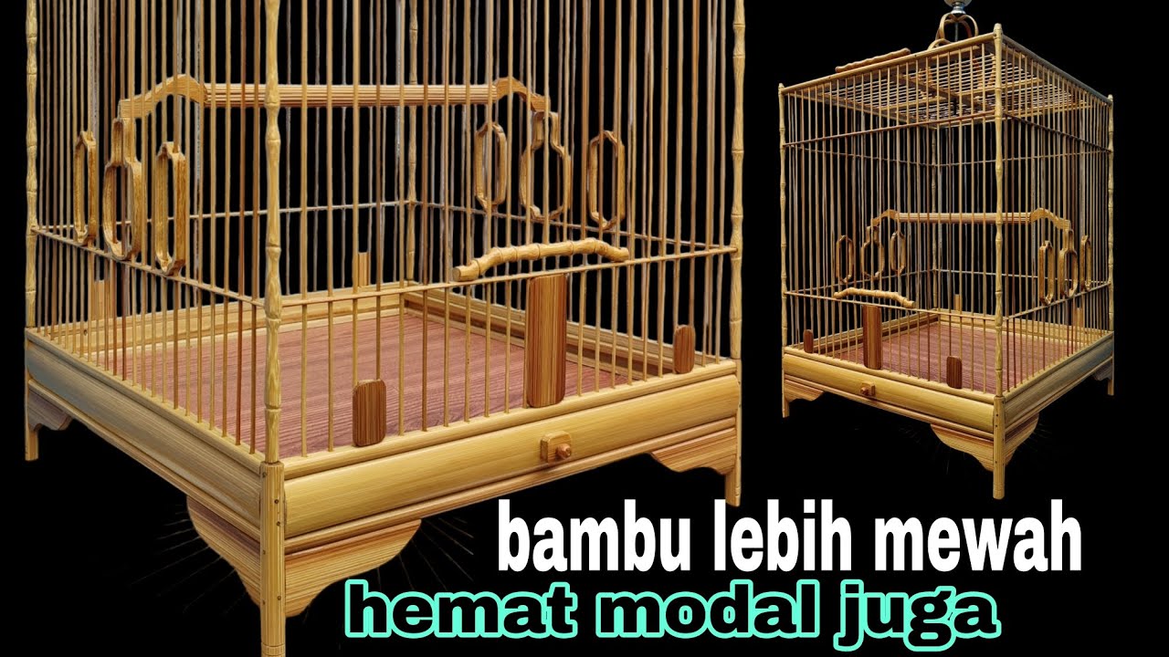 modal murah hasil melimpah😲😲‼️Membuat Sangkar Cungkok Bambu,, || Lồng tre từ Indonesia