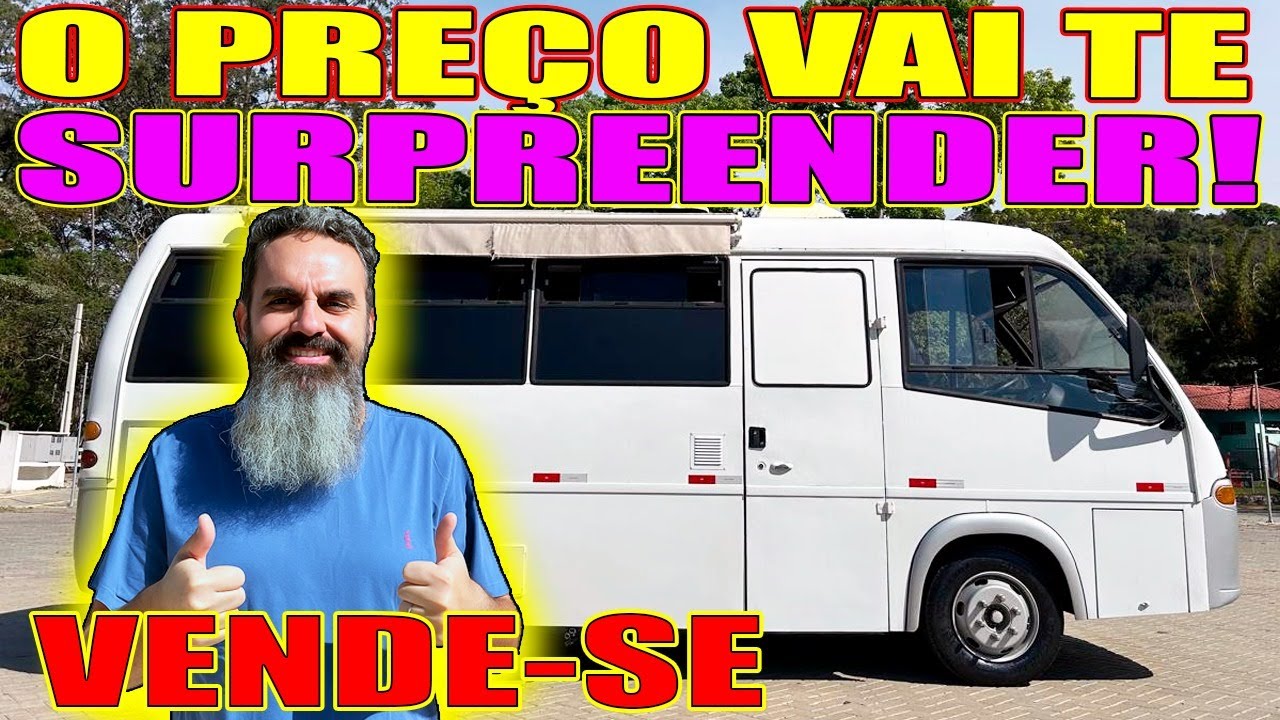 MOTORHOME A VENDA MICRO-ÔNIBUS  COM EXELENTE PREÇO | MONTAGEM LINDA E FUNCIONAL