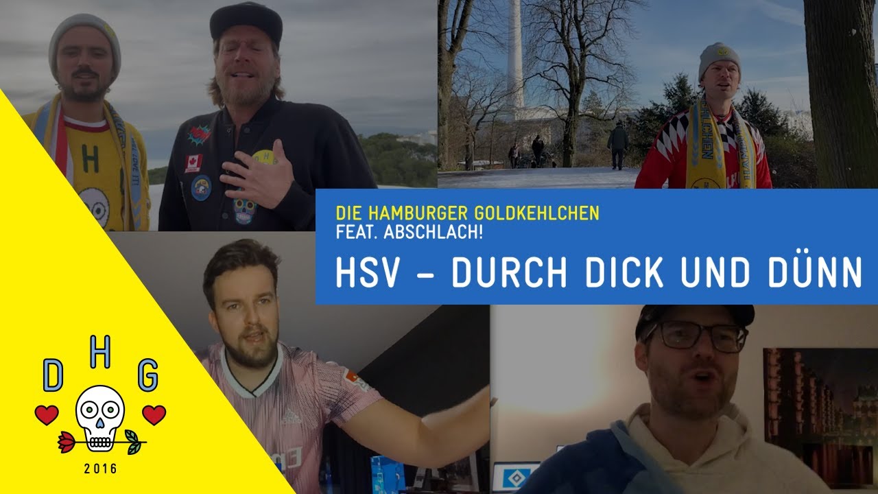 Die Hamburger Goldkehlchen feat. Abschlach! - HSV - Durch dick und d&uuml;nn
