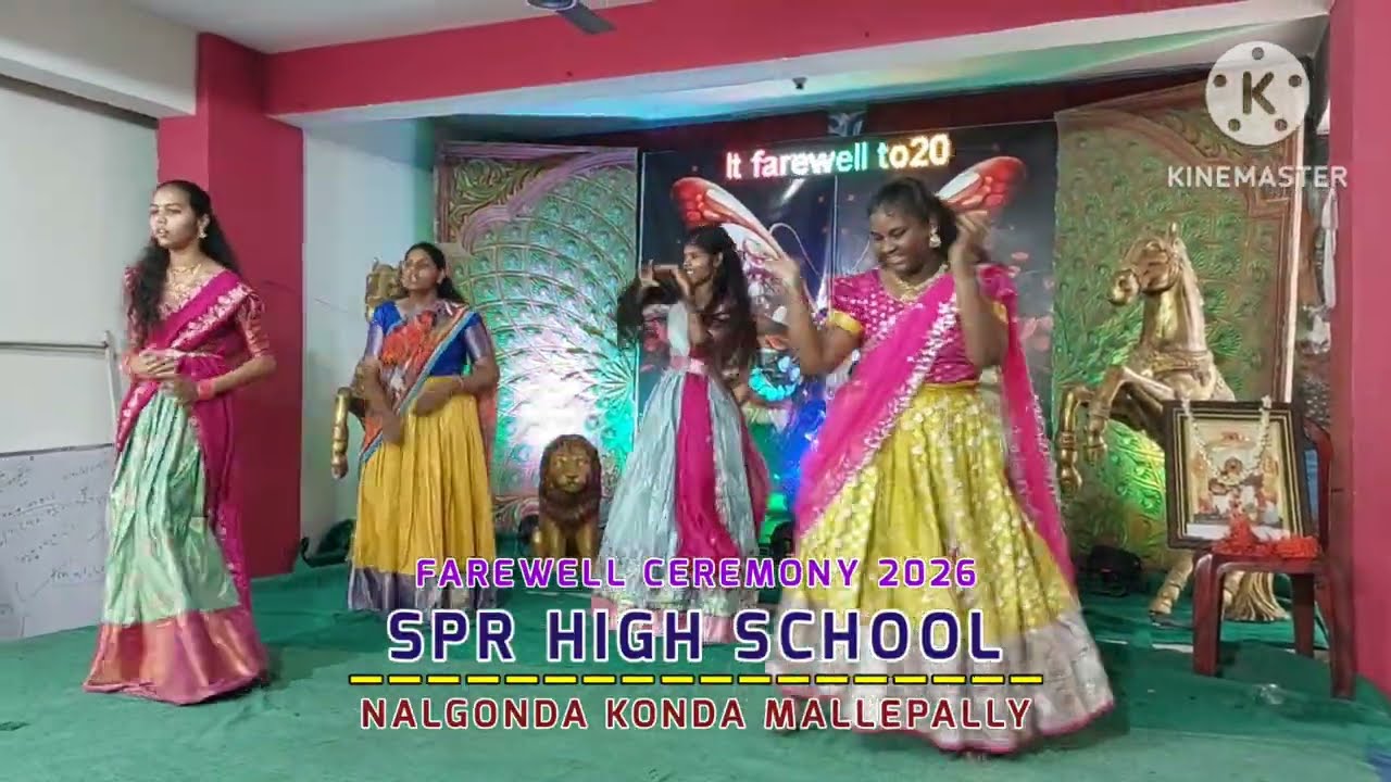 Farewell Ceremony 2026 | 9th Class Girls Dance | SPR Nalgonda Konda Mallepally | #spr #iit #farewell